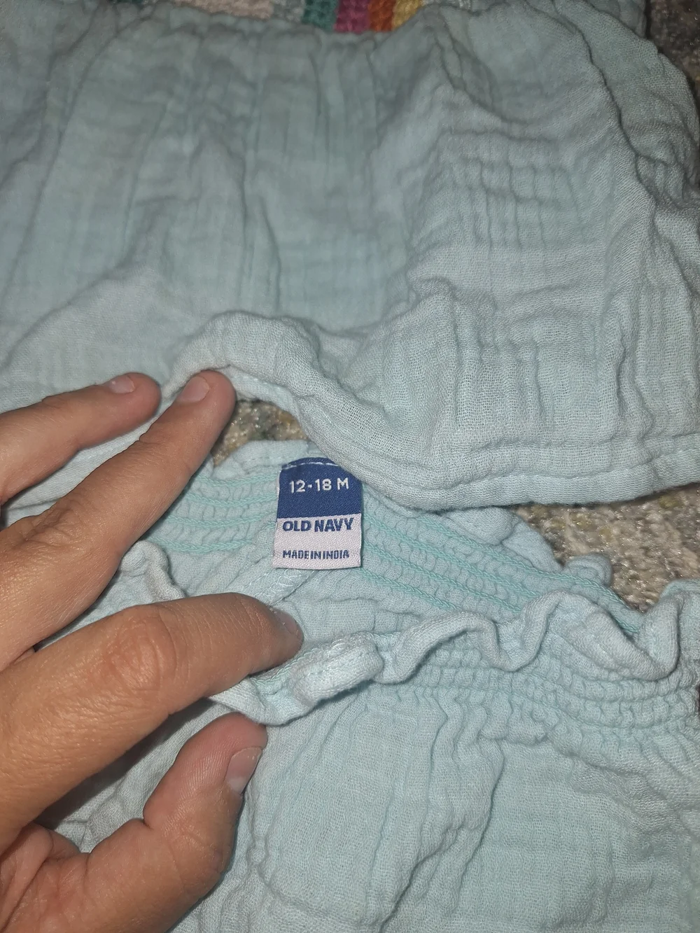 Girls Old Navy Lot- Pastel Rainbow Crochet Tank & Mix-and-Match Bottoms